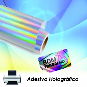 ADESIVO HOLOGRÁFICO Adesivo Holográfico  4x0 Impressão Solvente  Imagem Meramente Ilustrativa