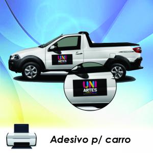 ADESIVO PARA CARRO 50X25CM Vinil PVC 0.8mm 50x25cm 4x0 Brilho Corte Reto Máscara para Transferência