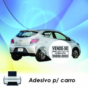 ADESIVO VENDE-SE P/ CARRO Vinil PVC 0.8mm 20x28cm  Brilho Corte Eletrônico Máscara para Transferência