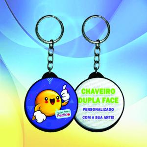 Bottons Chaveiro 2 face Metal 38mm    Imagens Ilustrativa