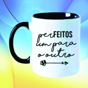 Caneca Cerâmica c/ cor Interno e Alça Cerâmica Interno e Alça cor 300ml Consultar Cores disponíveis Sublimação  Imagens Ilustrativa